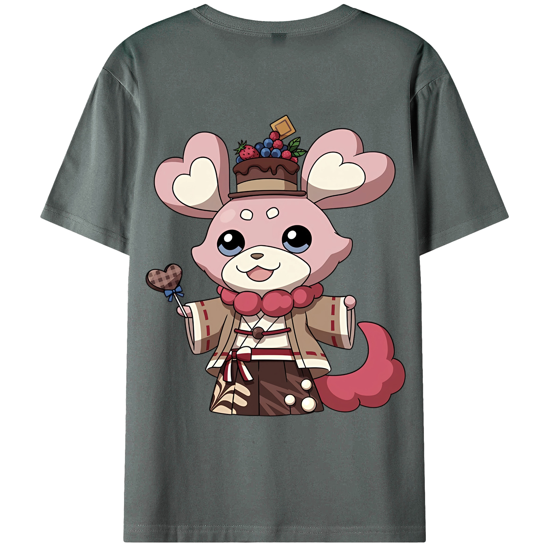 （画像用） 妖怪ウォッチ Yo-kai Watch 綿100％ メンズ半袖Tシャツ（バックプリント） 通気性